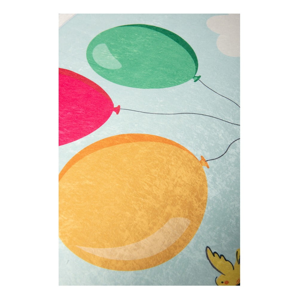 Covor Copii Balloons Blue 100x150 Chilai