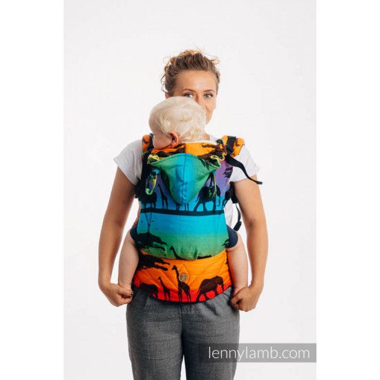 Marsupiu LennyGo Toddler Rainbow Safari | Lenny Lamb - imagine 3