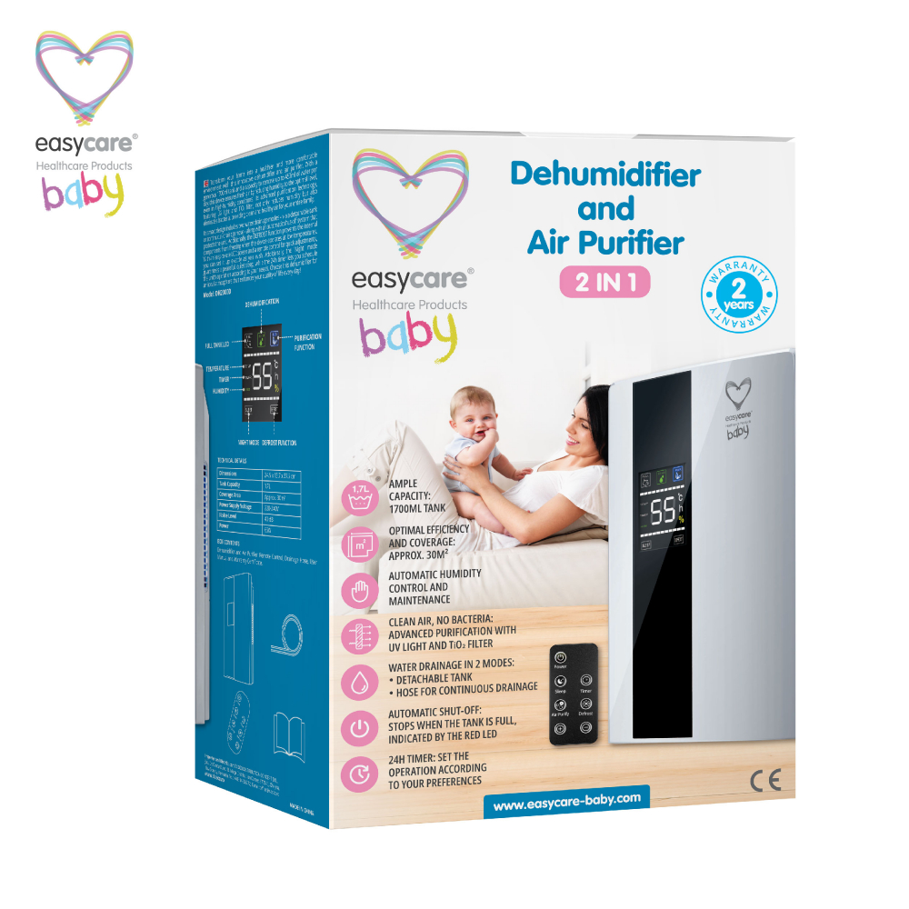 Easycare Baby Dezumidificator 2-în-1 Purificator Aer