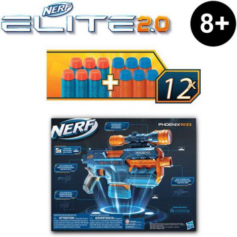 Hasbro Nerf Phoenix CS6 Motorizat 6 Darts - imagine 7