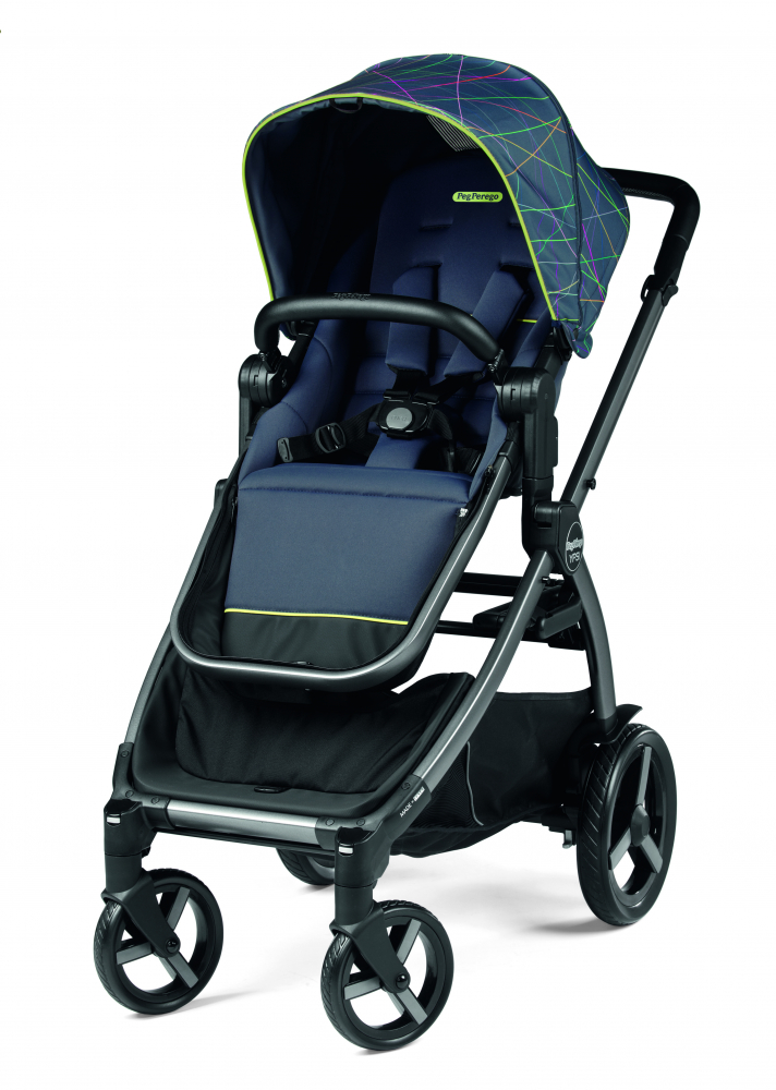 Carucior Peg Perego Ypsi Bleumarin, Usor si Ergonomic