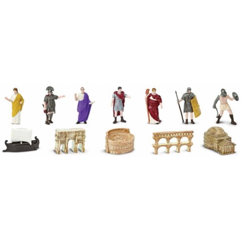 Tub 12 Figurine Roma Antica Safari Ltd - imagine 2