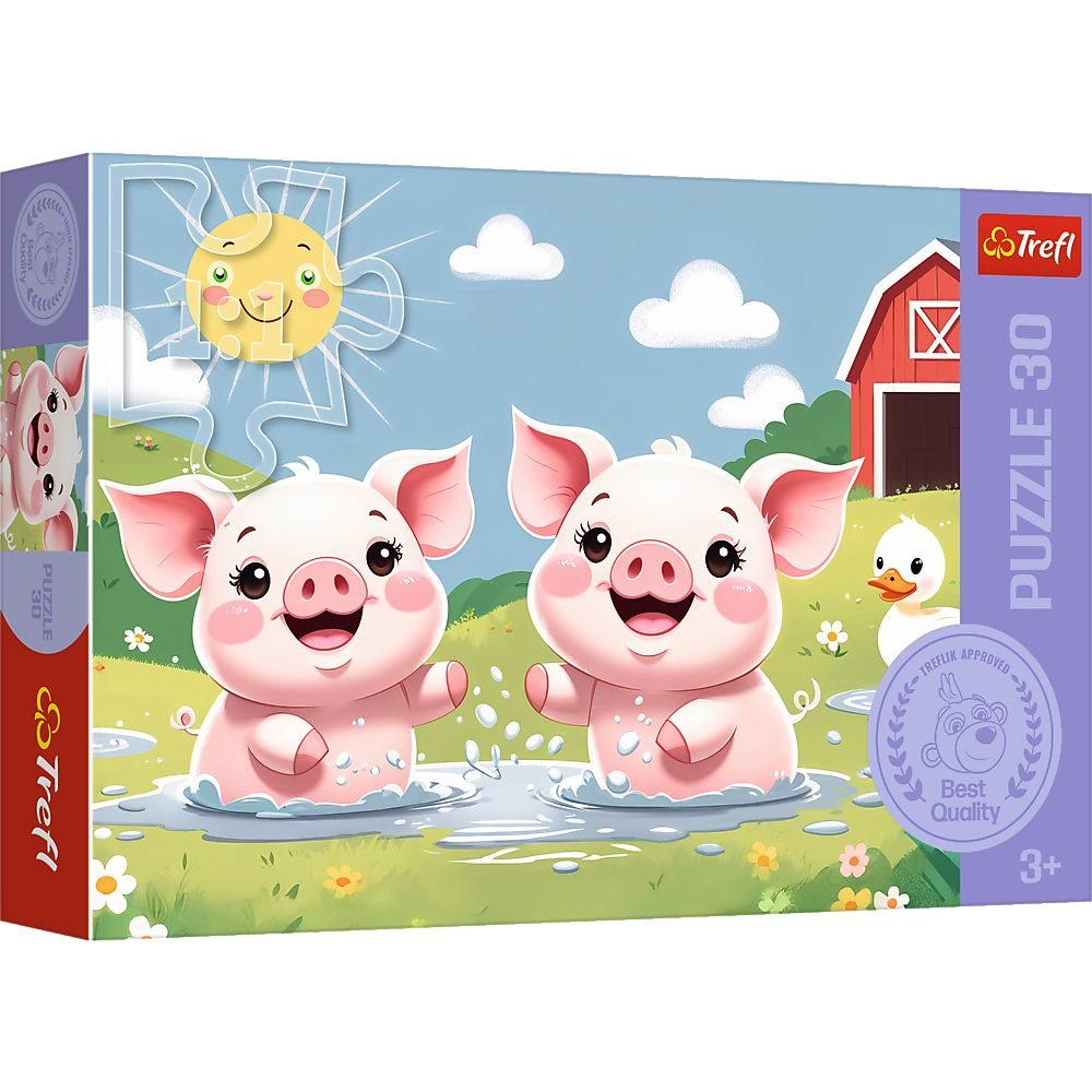 Puzzle Trefl 30 Buc Viața Fericită la Țară