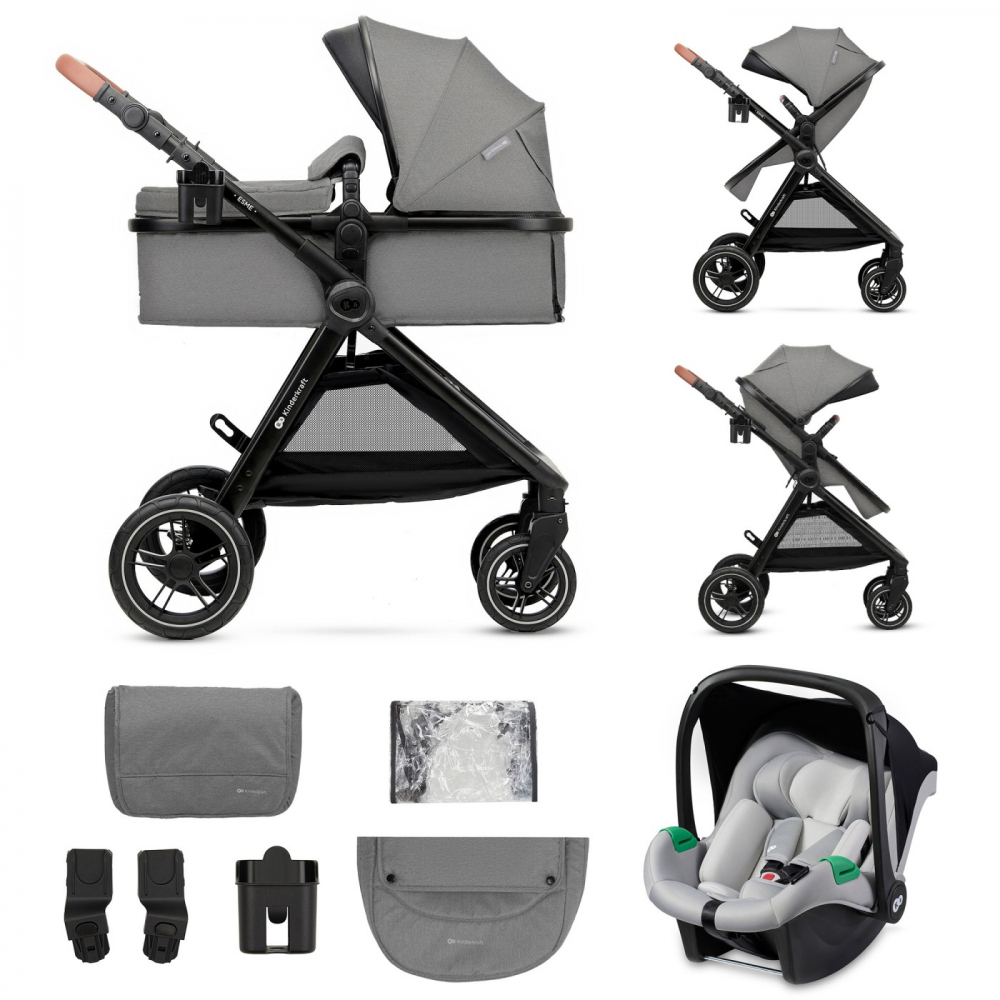 Carucior 3 in 1 Kinderkraft Esme Reversibil - imagine 11