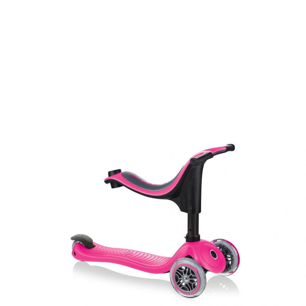 Globber Evo 4 în 1 Roz, Trotinetă Evolutivă cu Ghidon Reglabil - imagine 6