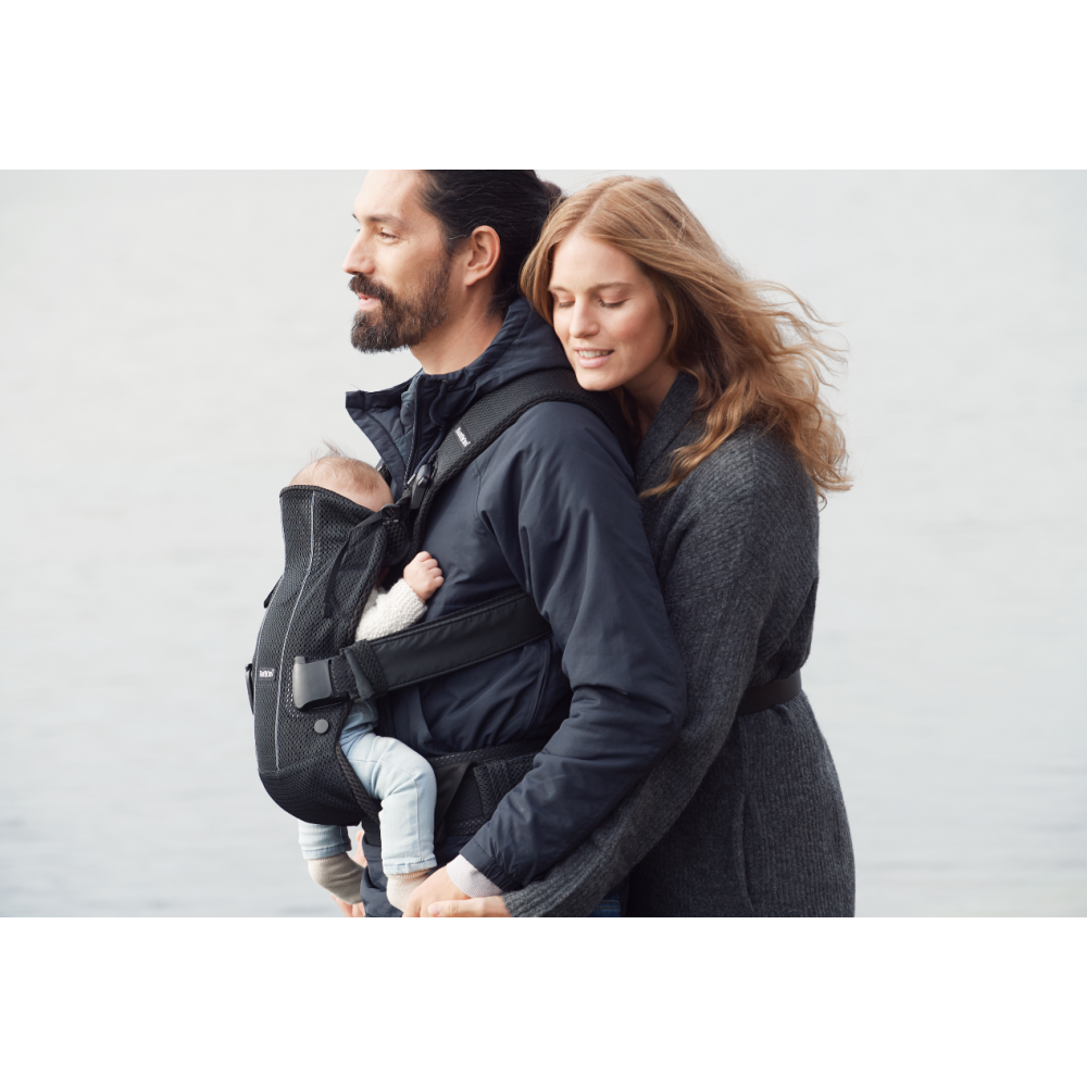 Marsupiu Babybjorn One Air 3D Mesh, Negru