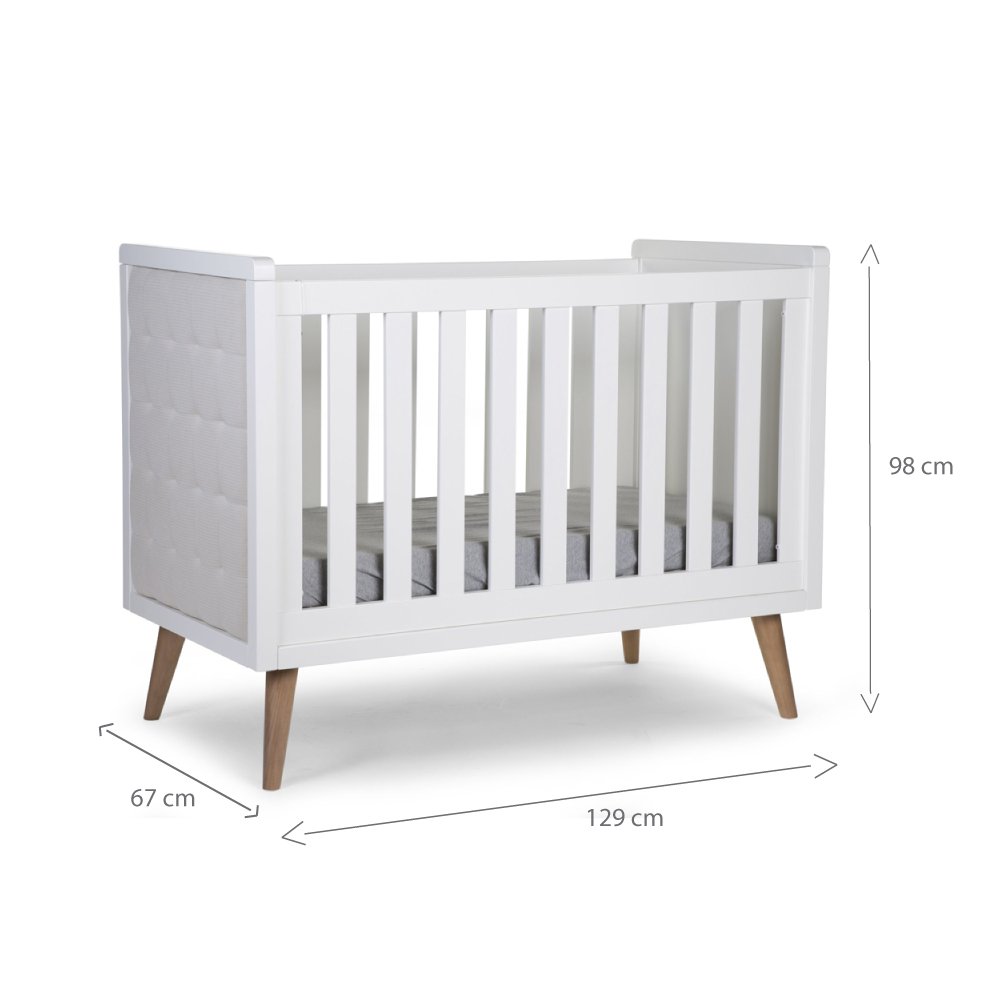 Patut Childhome Retro Rio Alb - Design Modern 60x120 - imagine 2