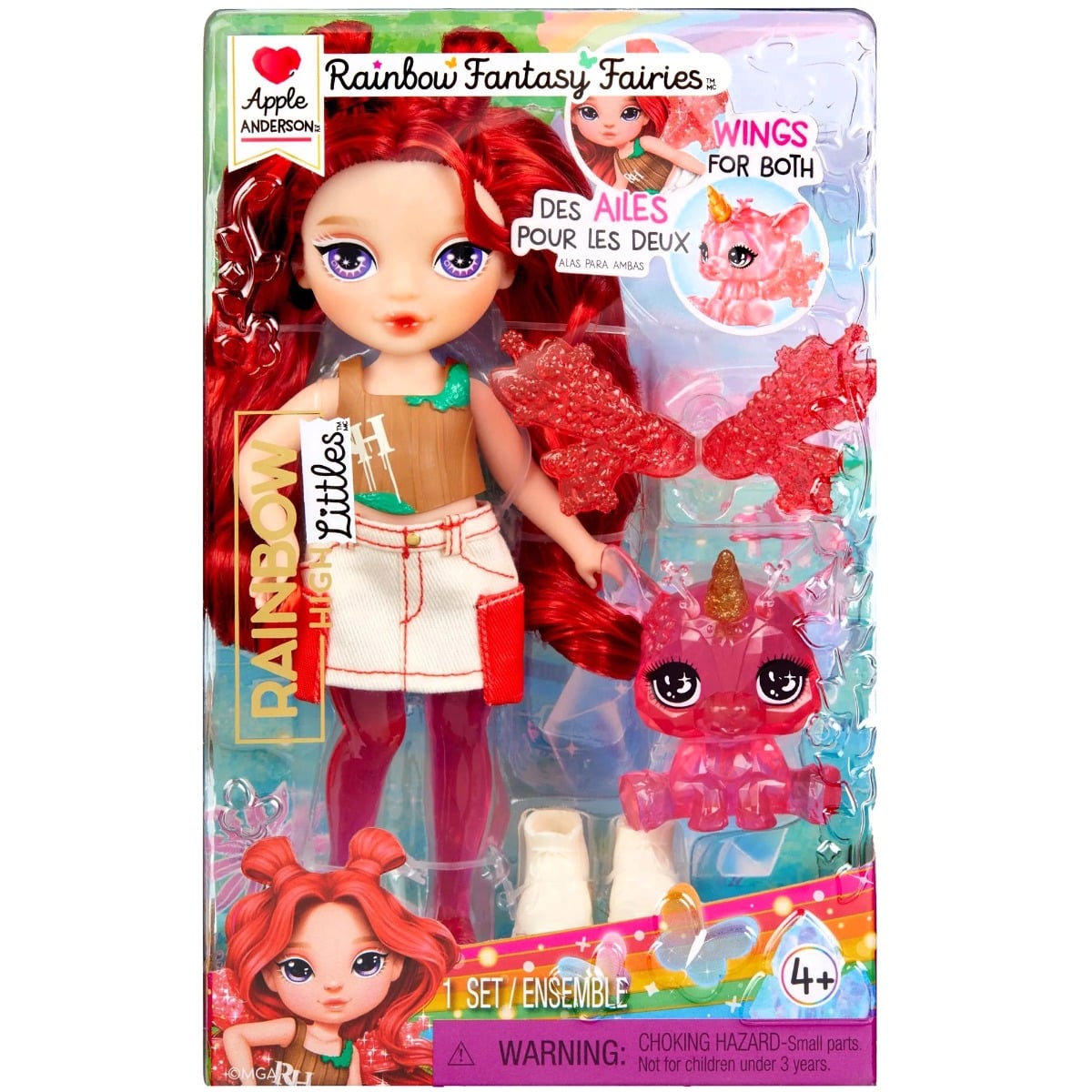 Papusa Rainbow High Apple - Zana Magica cu Aripi