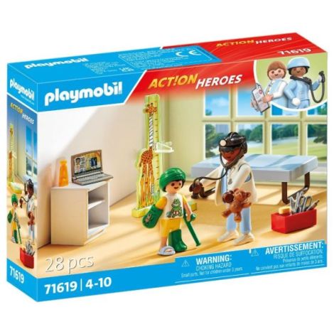 Playmobil Pediatru cu Copil - Jucărie Educativă - imagine 2