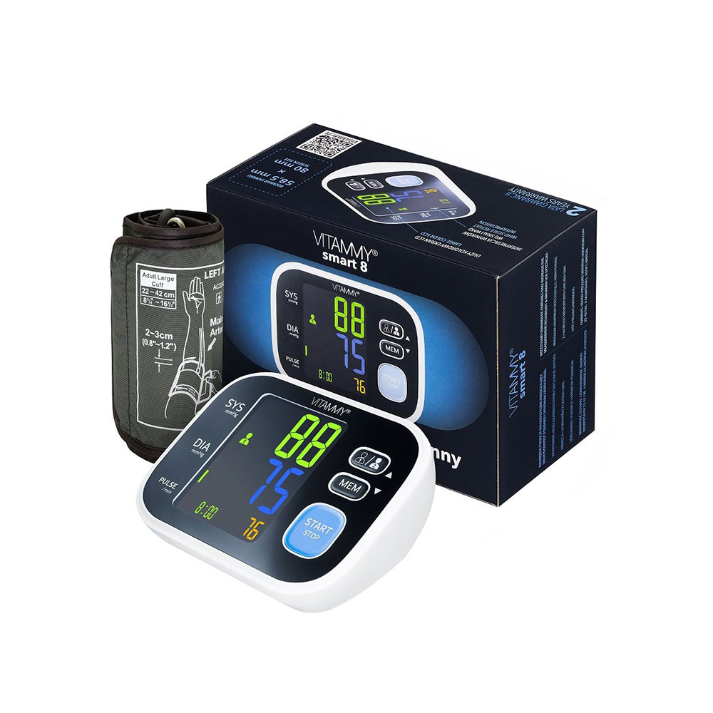 Tensiometru Vitammy Smart 8, Măsurare Rapidă, Mansetă 22-42cm - imagine 6