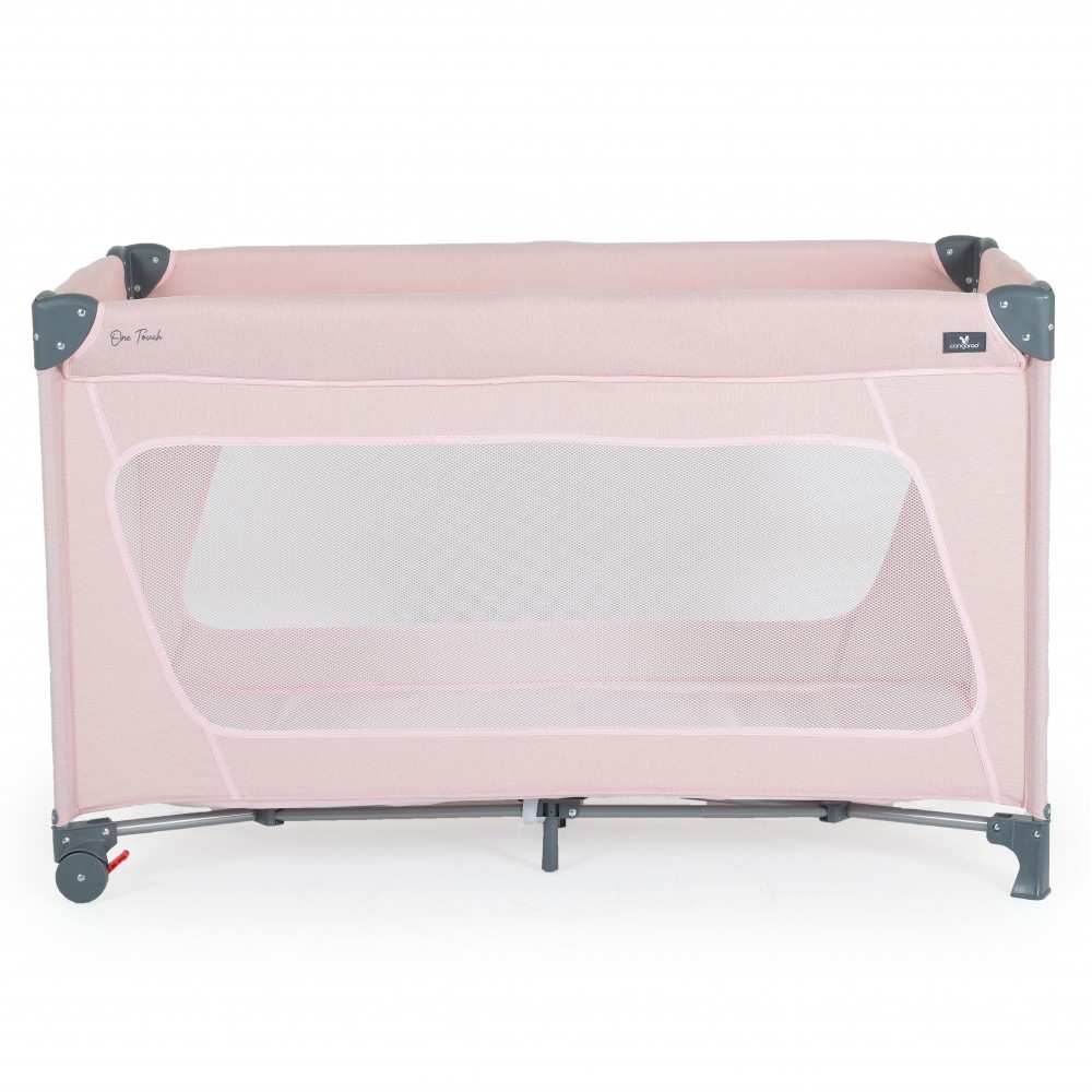 Cangaroo Patut Pliabil One Touch Roz Compact - imagine 3