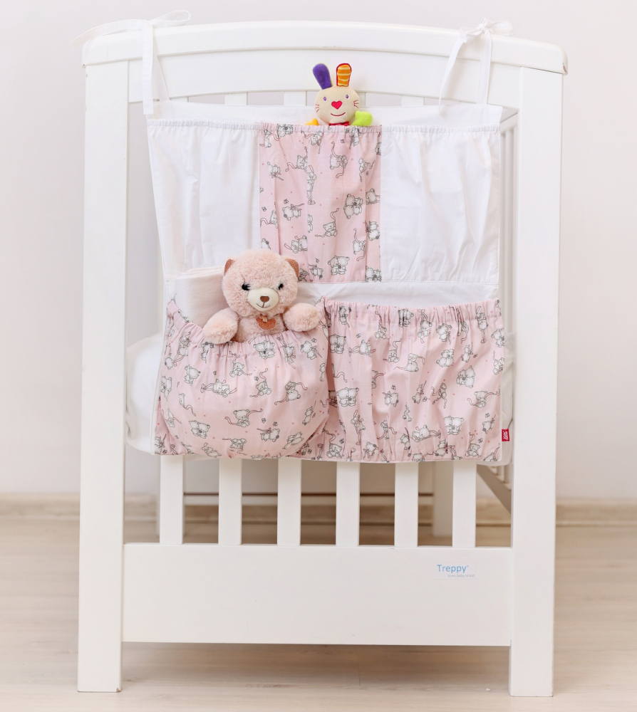 Organizator Patut Loving Bear Pink | Kids Decor