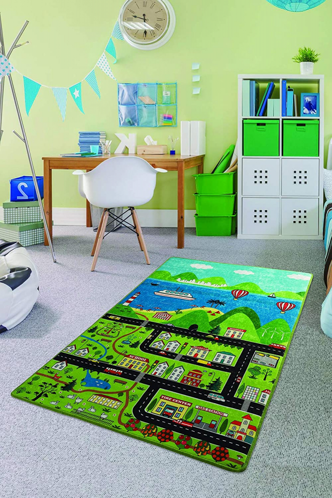 Covor antiderapant Happy City 150x200 cm Chilai - imagine 3