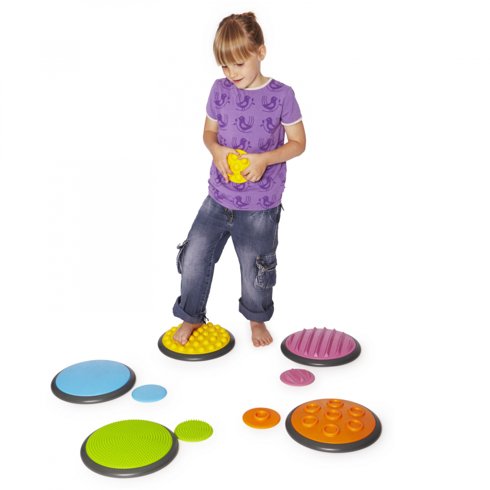 Gonge Set 20 Discuri Tactile - Dezvoltare Motorie - imagine 2