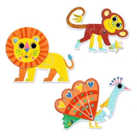 Puzzle Educativ Djeco Articulo Animo 2+ - imagine 3