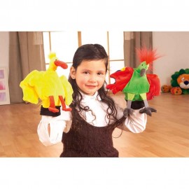Păpușă de Mână Papagal Beleduc | Joc Creativ - imagine 2