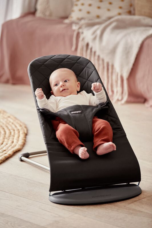 Balansoar BabyBjorn Bliss Black, Matlasat - imagine 7