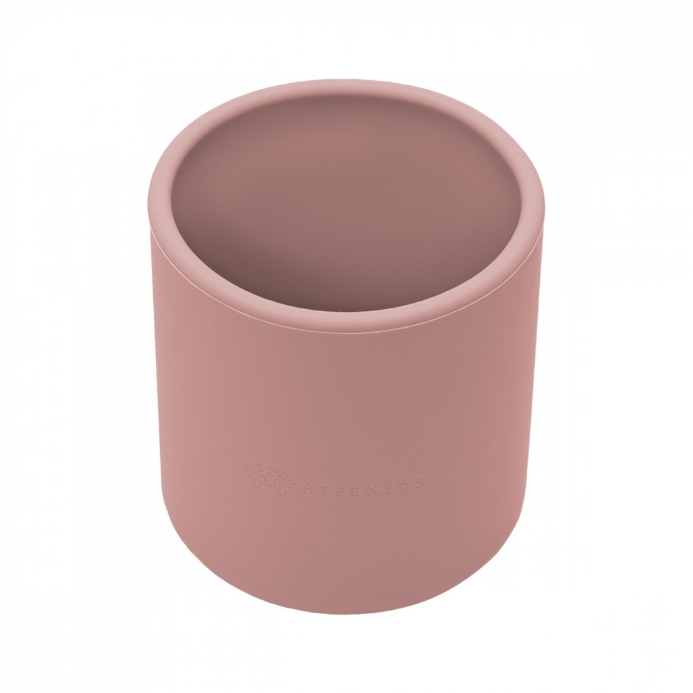 Pahar Silicon AppeKids Old Rose | Antialunecare - imagine 6