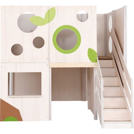 Complex Joacă Flora Moje Bambino - Lemn Interior - imagine 54