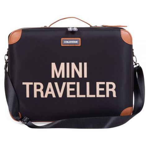 Valiza Childhome Mini Traveller Negru | Călătorii Copii - imagine 3