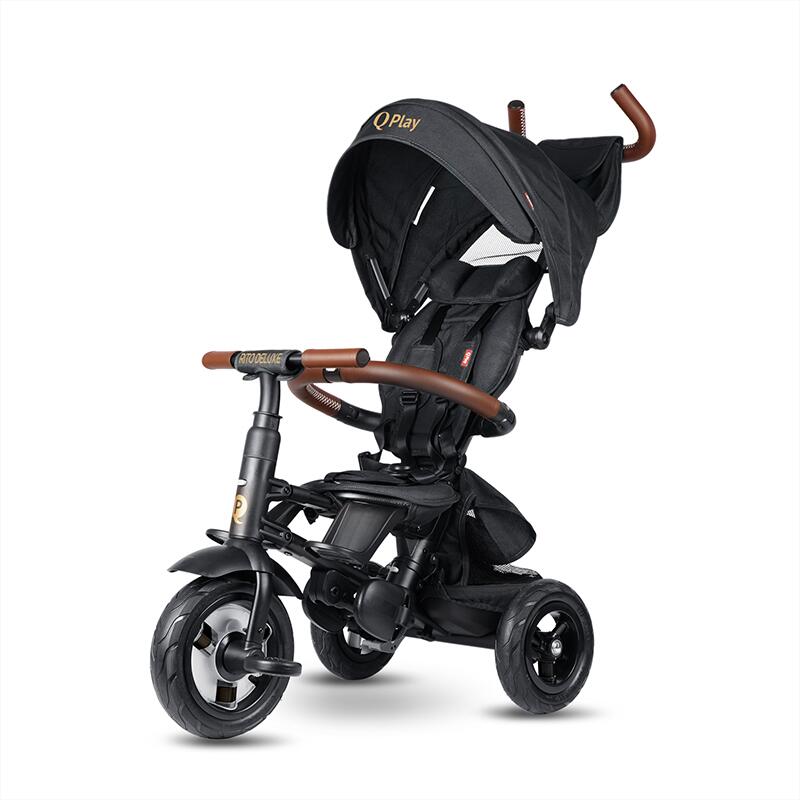 Tricicleta Qplay Rito Deluxe Pliabilă, Negru - imagine 2