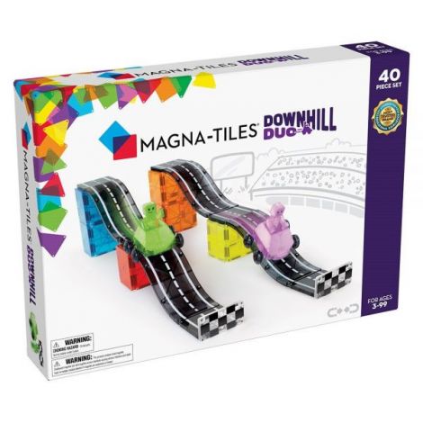 MAGNA-TILES Downhill Duo 40 piese - Curse Magnetice