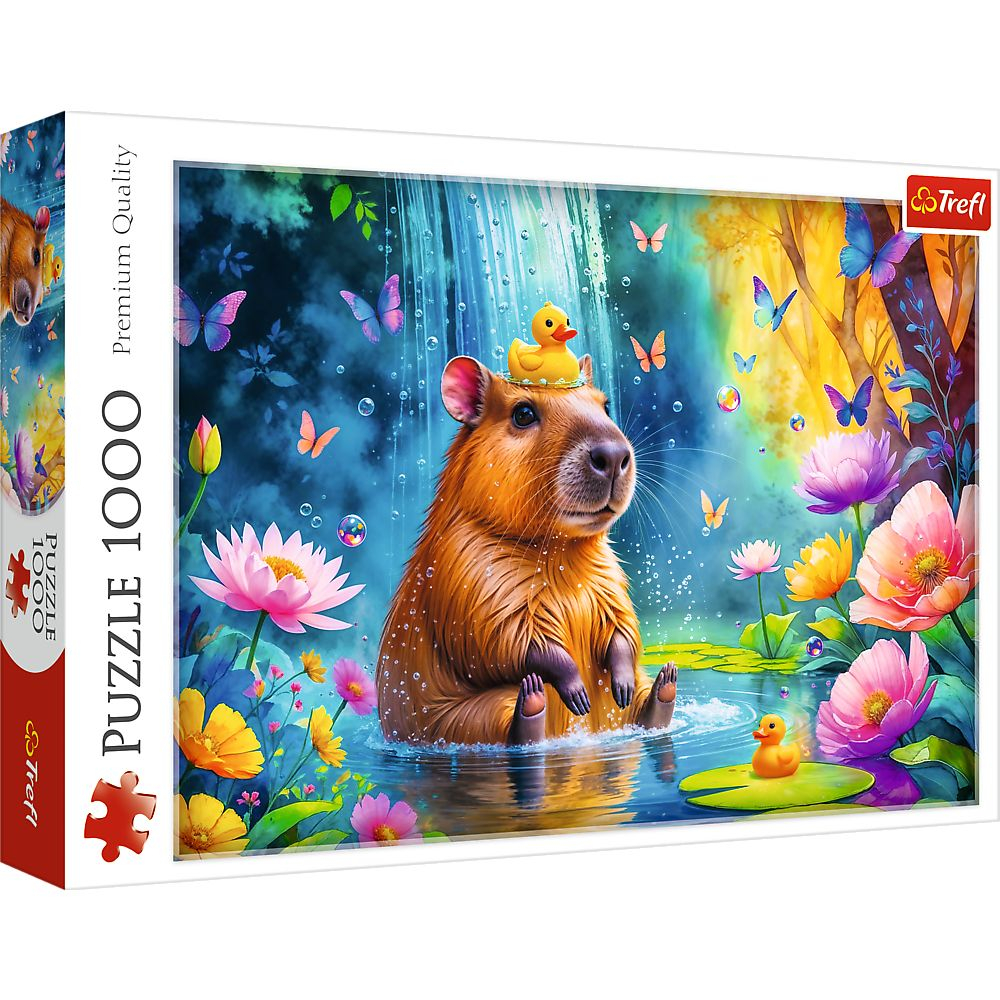 Puzzle Trefl 1000 Capybara - Relaxare Creativă