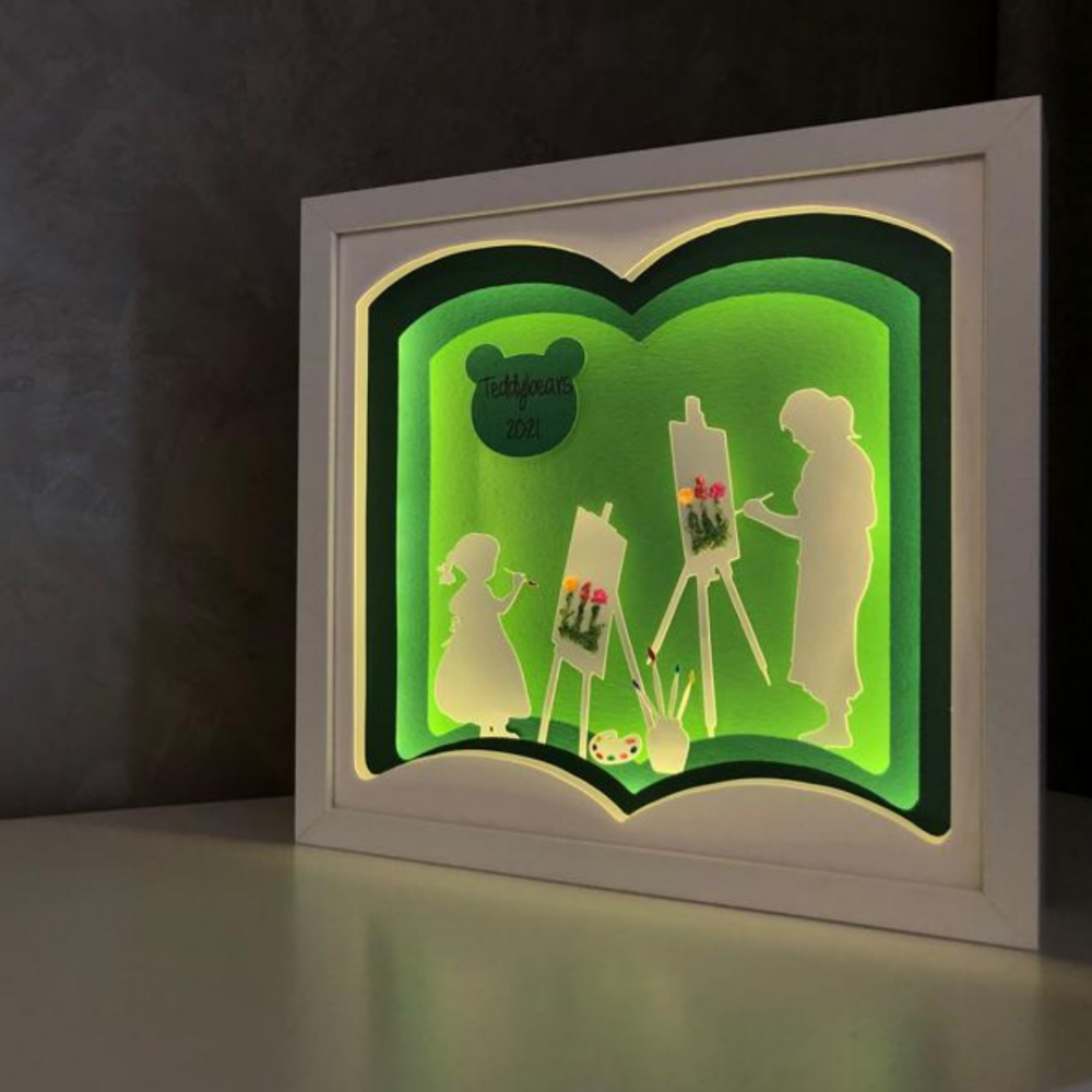 Tablou Luminos Învățătoare Noorhandmadeatelier