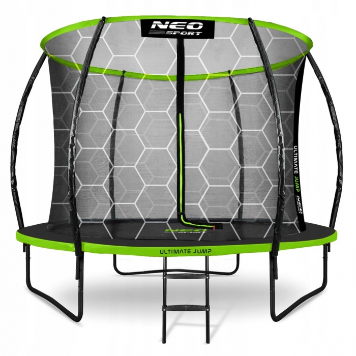 Trambulina Neo-Sport 252cm cu Plasa și Scară - imagine 2