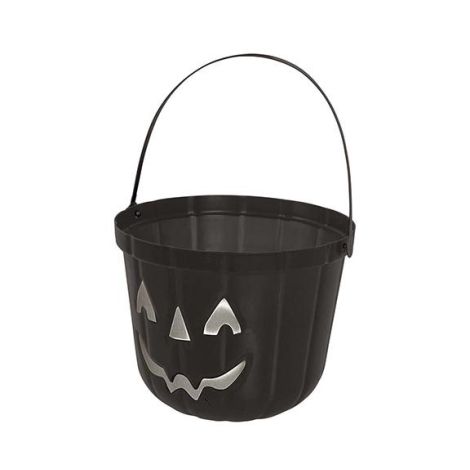 Cos Dovleac Halloween Negru Guirca - Decor Perfect