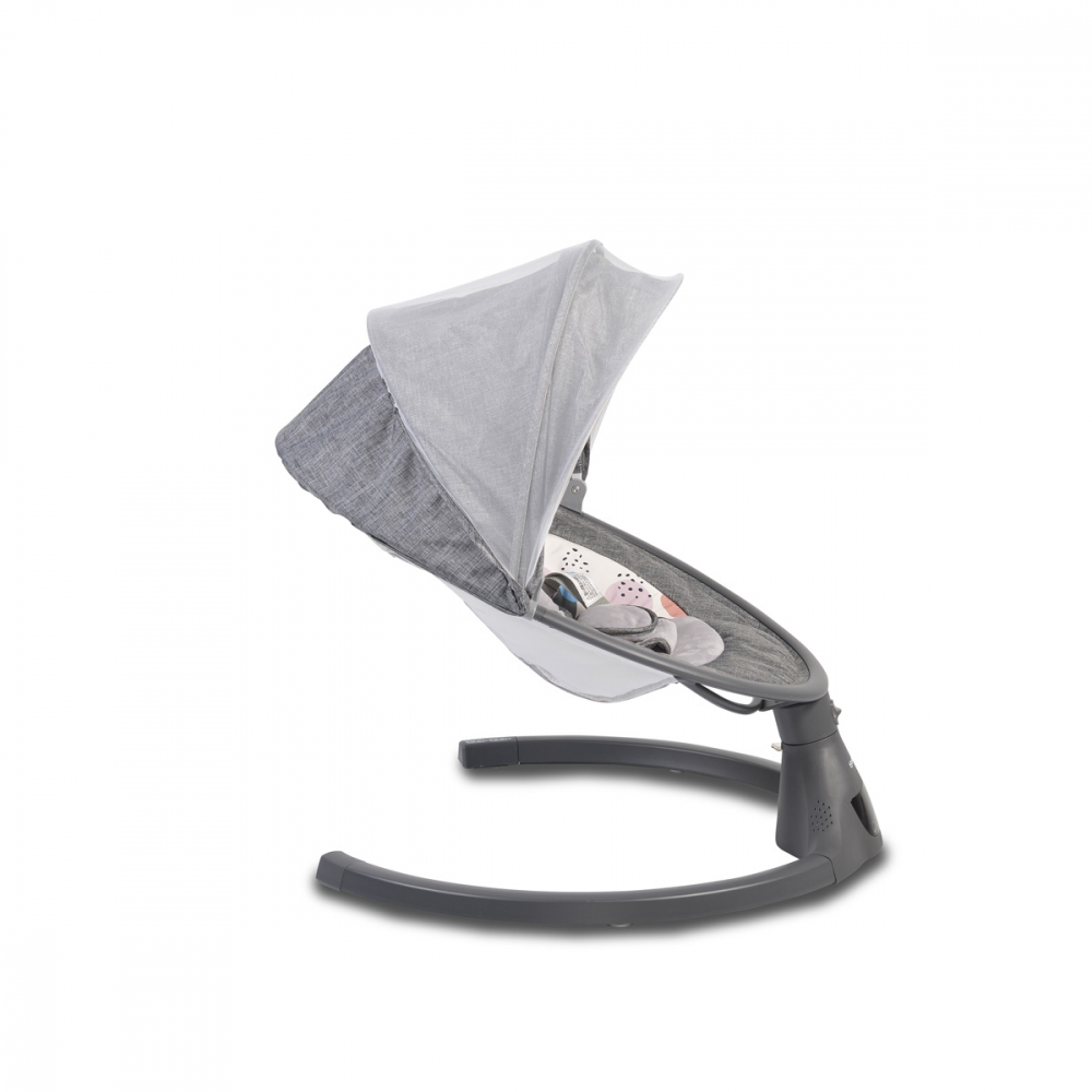 Leagan Electric Cangaroo ISwing Dark Grey, 5 Viteze - imagine 5
