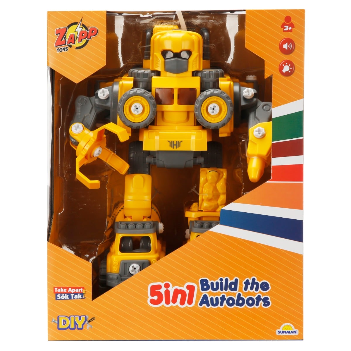 Robot Transformabil 5in1 Zapp Toys - Jucarie Interactiva
