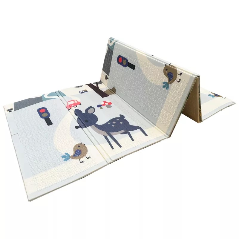 Covor XPE pliabil NiceKids City 180x200cm - imagine 4