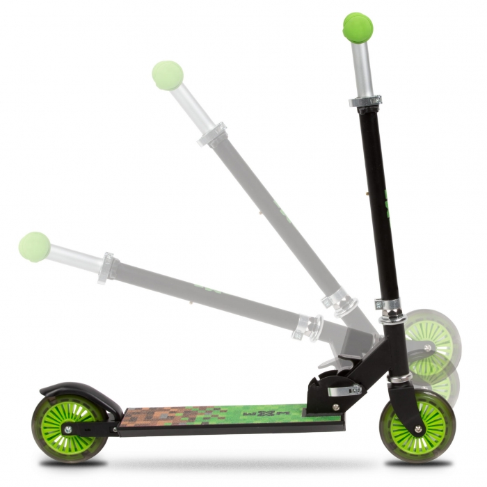 Trotineta WXM Skipo Game, Pliabila, Aluminiu, 2 Roti LED - imagine 3