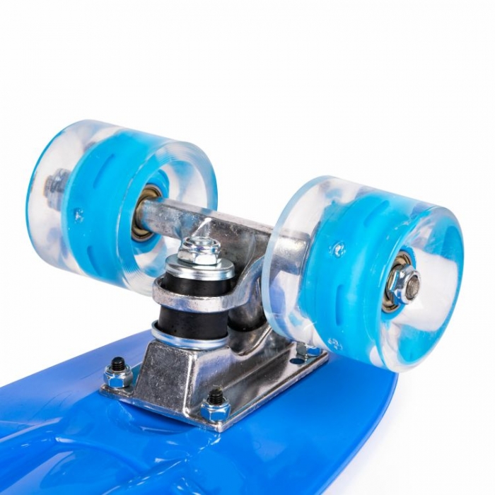 Penny Board Ecotoys LED Albastru pentru Copii - imagine 4