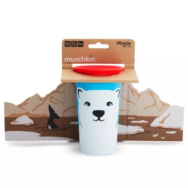 Cana Munchkin 360 Wildlife 266ml Urs Polar - imagine 2