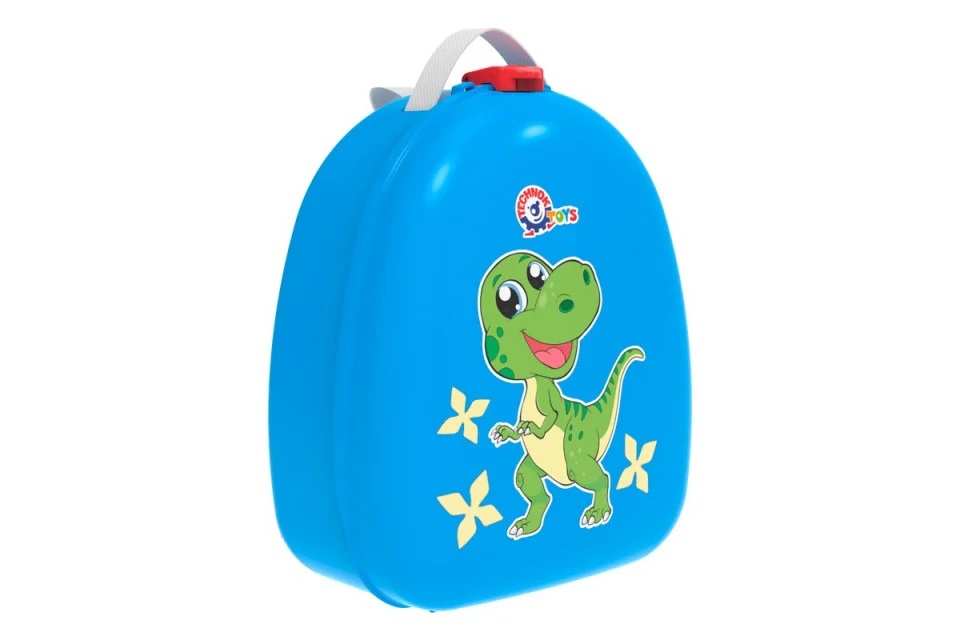 Cutie Mic Dejun Rucsac Dino Blue Technok - imagine 4