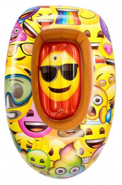 Barca Gonflabilă Saica Emoji 90cm, Rezistentă
