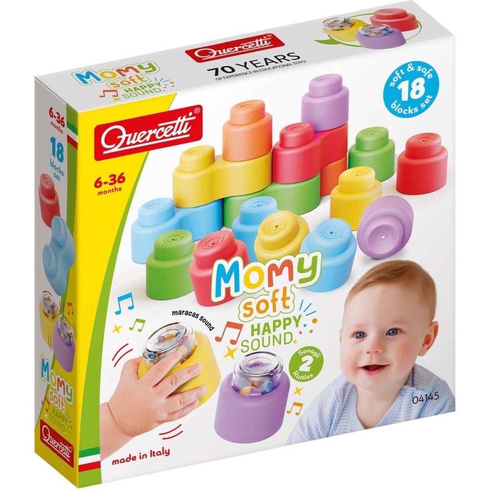 Set Blocuri Moi Quercetti Momy 18 Piese