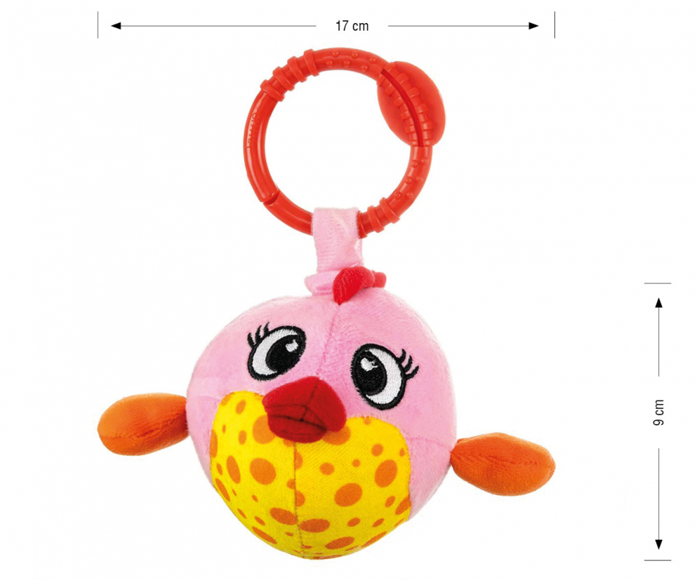 Jucarie Plus Baby Fish Pink Milly Mally Agățat