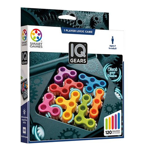 IQ Gears Smart Games - Joc logic 120 provocări