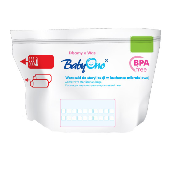 Set 5 Pungi Sterilizare Microunde Babyono