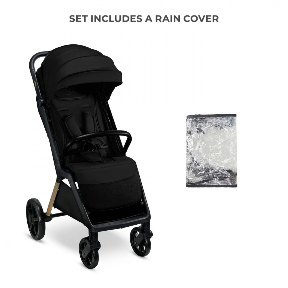 Carucior Kinderkraft Loom Ink Black cu Pliere Automata - imagine 3