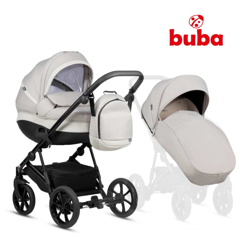 Carucior 2 in 1 Buba Zaza2 | Suspensii, Reversibil - imagine 5