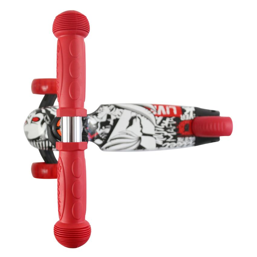 Trotineta Lorelli Draxter Black cu LED și Ghidon Reglabil - imagine 2