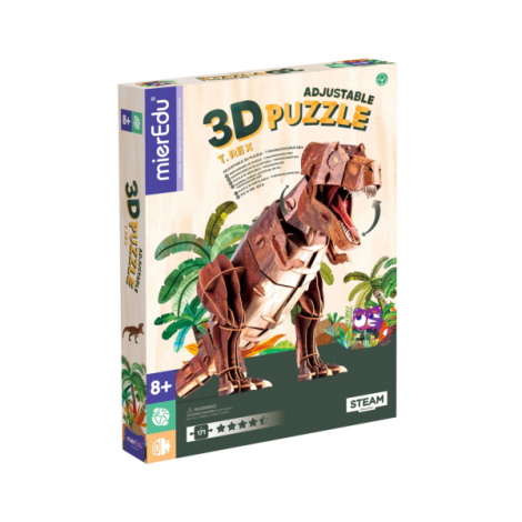 Puzzle 3D T-Rex Deluxe Mieredu - Educativ