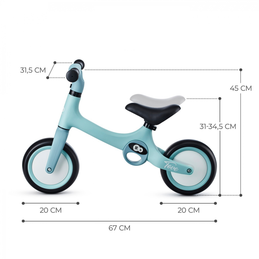 Kinderkraft Tove - Bicicletă fără Pedale Ușoară - imagine 4