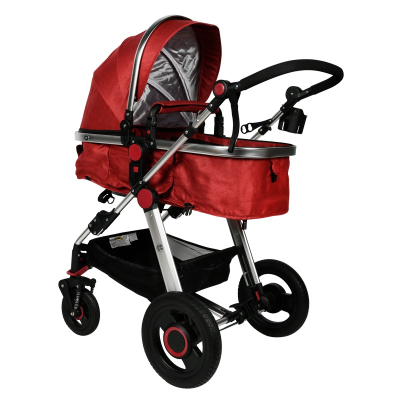 Carucior 2 in 1 Buf Boof S-18 Red Reversibil - imagine 6