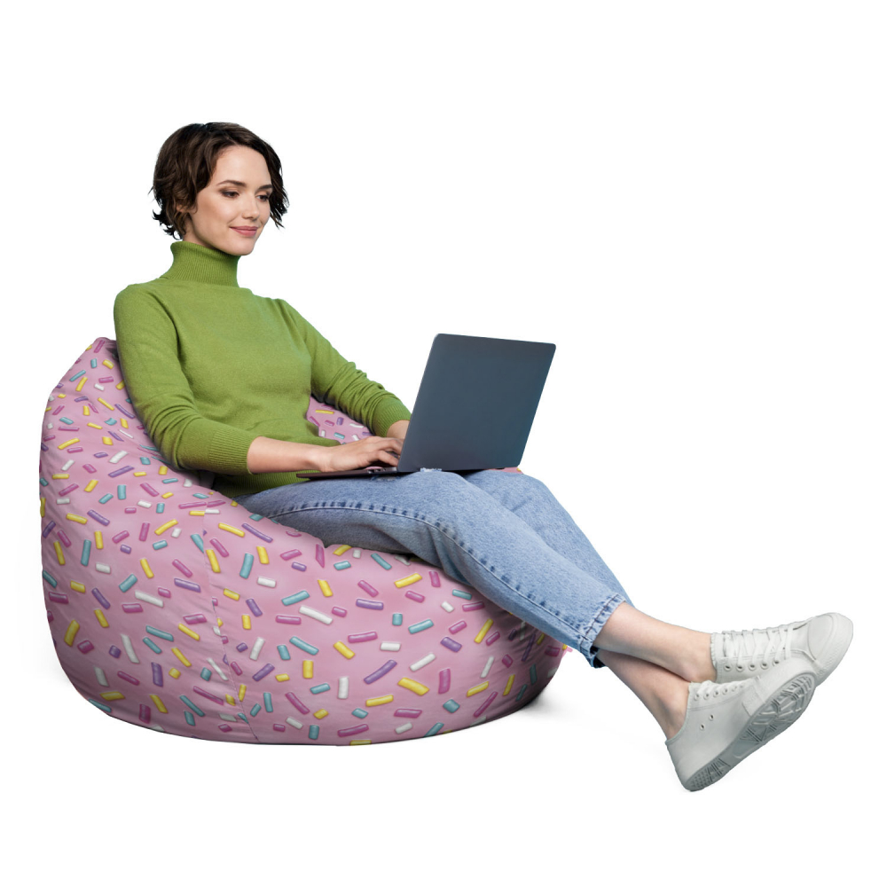 Husa Bean Bag Para XL Updeco, Glazed Sprinkle - imagine 4