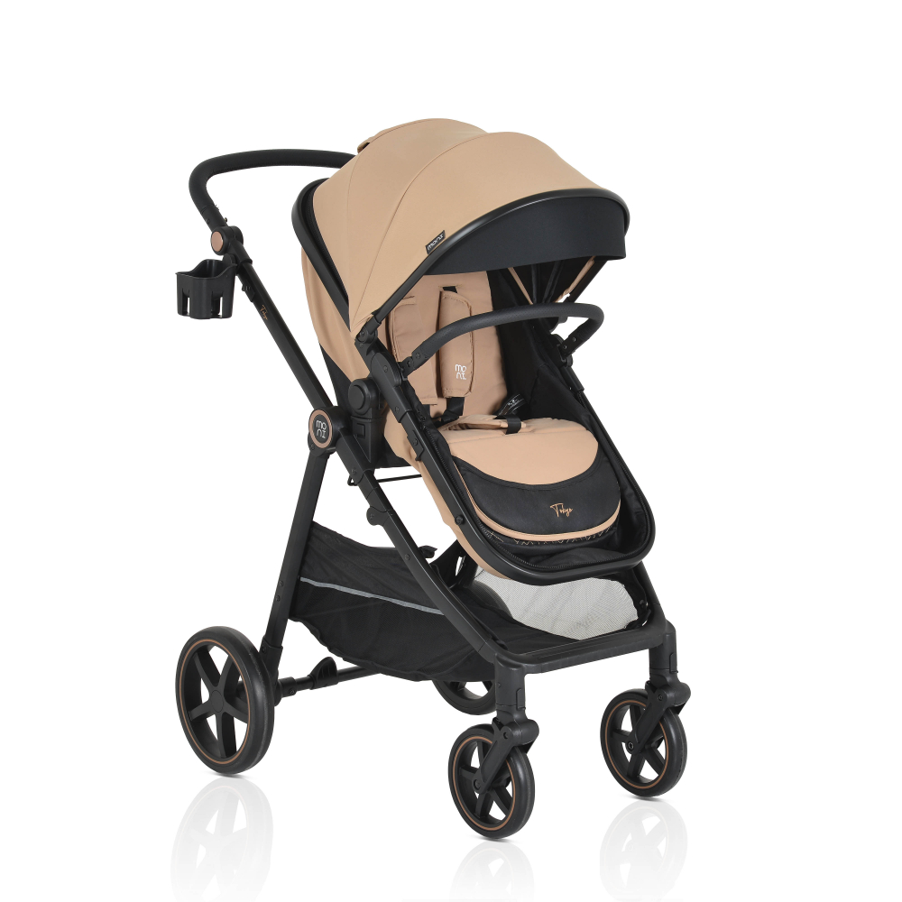 Carucior 2in1 Moni Tokyo, Beige, pana la 22kg - imagine 4